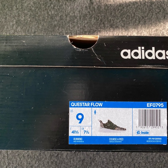 Women’s Black Adidas Sneakers Size 9. Lightweight Fashion Running Fitness Shoes. - Picture 16 of 16